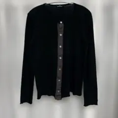 HERMES エルメス アンサンブル 38 黒 カーディガン - メルカリ