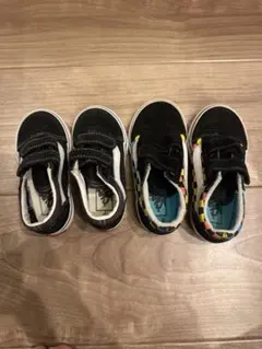 Kids用　VANS OLDSCHOOL チェッカー　14㎝　12.5㎝　セット