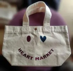 HEART MARKET キャンバストートバッグ ミニバッグのサムネイル