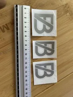 FBロゴステッカー 3枚セット　ビーファースト