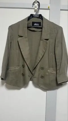 JILL by JIllSTUART オリーブグリーン ダブルボタンジャケット