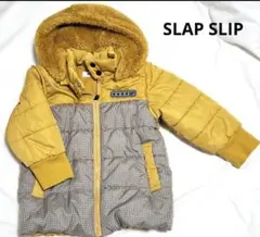 100サイズ SLAP SLIP　ダウンジャケット　イエロー