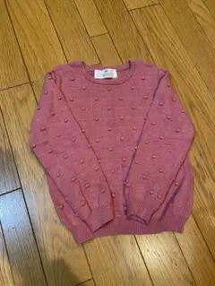 H&M ニット　セーター　ピンク　110cm
