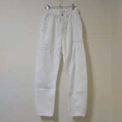 ZARA バギーデニムパンツ ホワイト 36