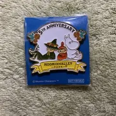 ムーミンバレーパーク5周年記念ピンバッチ