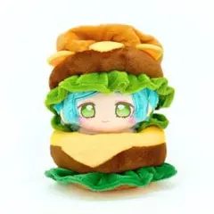 ✶10～12cmぬい服ふわもこバーガーの着ぐるみ ぬいぐるみ服いつぬい あんスタ