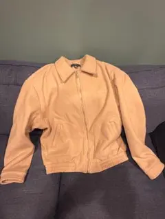 H&M ベージュ フリース ジップアップジャケット