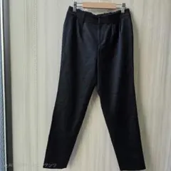 NOLLEY’S 美脚 センタープレス ウール混 テーパードパンツ 38