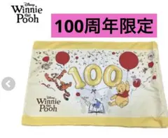 プーさん 100周年 枕カバー 限定　43×63 くまのプーさん 抗菌防臭　しまのサムネイル
