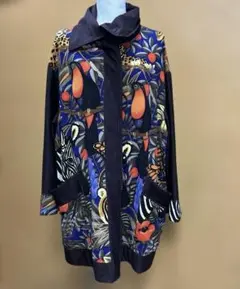 専用　伊太利屋　総柄　アニマル　ロング　コート　ジャケット　訳あり