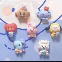 BT21 ジビッツ クロックスチャーム シューズアクセサリー 7個セット