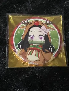 鬼滅の刃　缶バッジ　クリスマス　2020 禰豆子