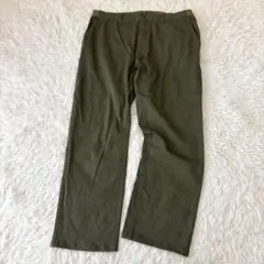 ダニエルドット　チノパン　(3L)　緑系　大きいサイズ　ウエストゴム　カジュアル