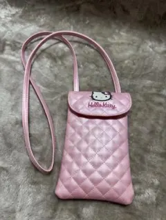 ハローキティー スマホショルダーバッグ ピンク
