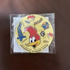 ウッディ・ウッドペッカー　缶バッジ　USJ