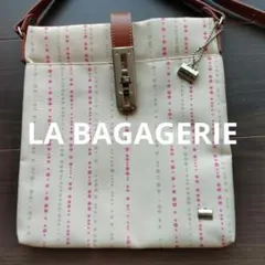 ◆LA BAGAGERIE　ショルダーバッグ　ベージュ◆