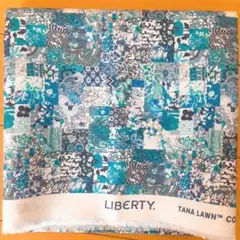 リバティ タナローン 生地 アーカイブパッチワーク ブルー 1m