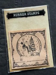 mic moc スタンプ Snow Globe スノードーム.B