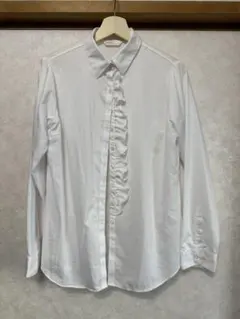 洋服の青山 Yシャツ レディース ホワイト15号