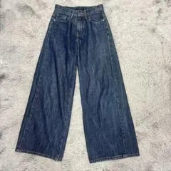 UNIQLO ユニクロ　ワイドデニム　22（56㎝）　ジーンズ