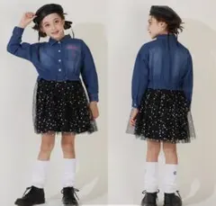 BABYDOLL デニムワンピース120