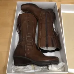 FIZZ REEN フィズリーン　ロングブーツ　ブラウン　23.5cm　日本製