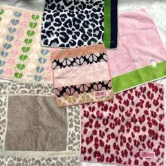 ケイトスペード　ハンカチ６枚まとめ売り　豹柄　クローバー柄