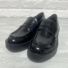 ZARA ザラ　厚底コインローファー 黒 35 22.5センチ美品のサムネイル
