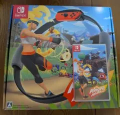 Nintendo Switch 本体 ※リングフィットソフト、コントローラーなし Nintendo Switch 本体 ※リングフィットソフト、コントローラー
