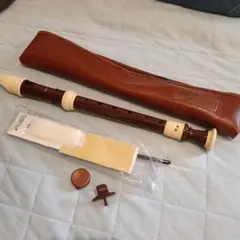 AULOS ソプラノリコーダー 702B ケース付き