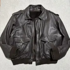 4XL 大きいサイズ‼️ ライナー付 A-2 G-1 レザージャケット　ブラウン
