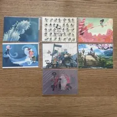 ディズニーアート展　ポストカード　７枚セット