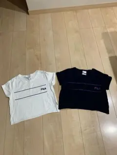 2枚セット　GYDA ジェイダ　FILA フィラ　コラボTシャツ　ショート丈