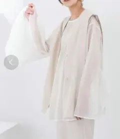 KBF 2WAYスリーブブルオーバー Ivory