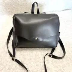 Legato Largo かるいかばん 横型　リュック　ブラック　黒