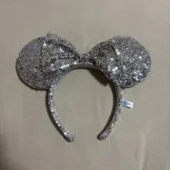 東京ディズニーリゾート カチューシャ シルバー スパンコール