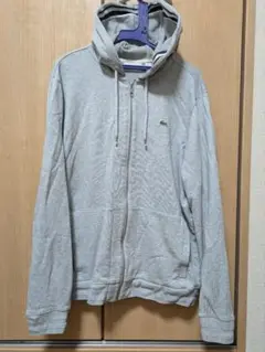 ラコステ Lacoste グレー パーカー サイズL
