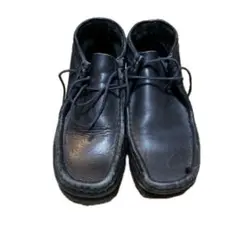 Clarks ワラビー ブラック レザー