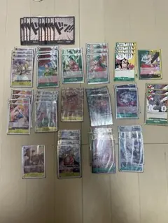 ワンピースカード。和の国デッキパーツ！！48枚まとめ売り！どんカード10枚