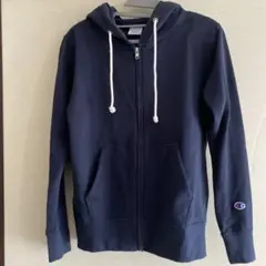 Champion ネイビー ジップアップパーカー M