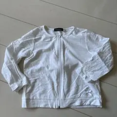 Bebe ホワイト カーディガン 110