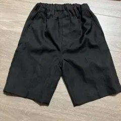120 西松屋　黒半ズボン　小学校受験