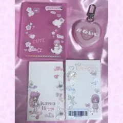 スリーブデコ ハートシェイカー トレカケース mering 韓国作家 ピンク