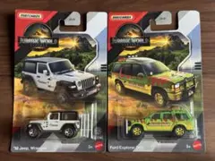マッチボックス '18 JeepWrangler & Ford Explorer