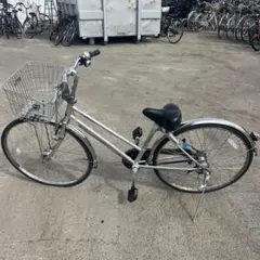 アルベルト 27インチシティサイクル 前カゴ付き中古 - メルカリ