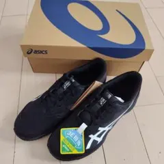 asics ブラックスニーカー 3E相当