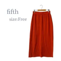 【フィフス】フリーサイズ　ロングタイトスカート　スリット　美品✨大人女子