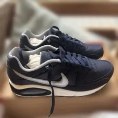 【大人向け】ナイキ エアマックス コマンド オールレザー 濃紺 26センチ