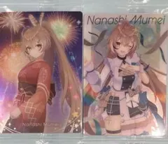 七詩ムメイメタリックプラカードアロハなし２枚　ホロライブウエハース　内袋未開封