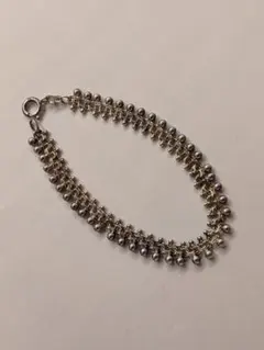 シルバー メッシュブレスレット エスニック - メルカリ
